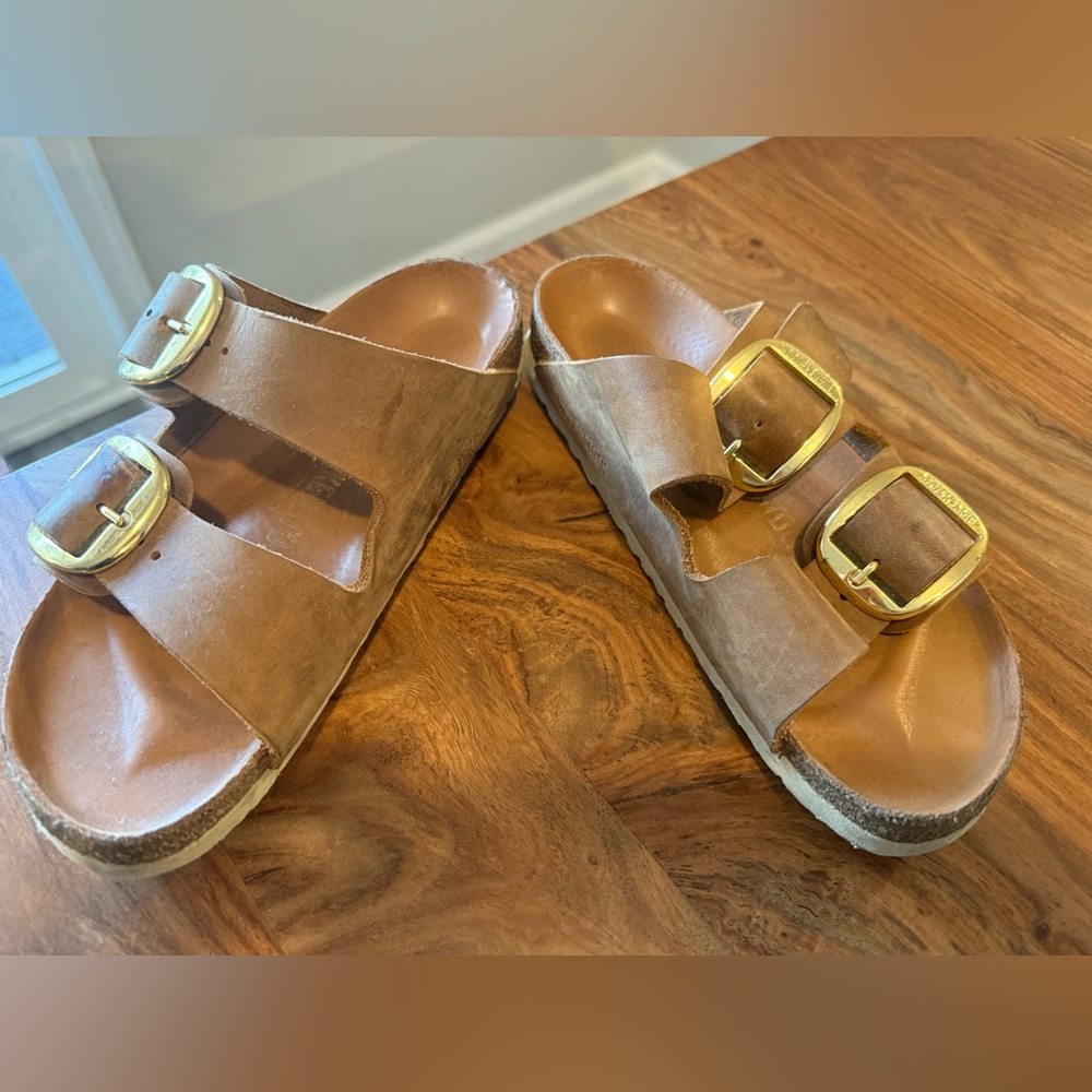Birkenstock Arizona Buckle - Cognac - Size 37